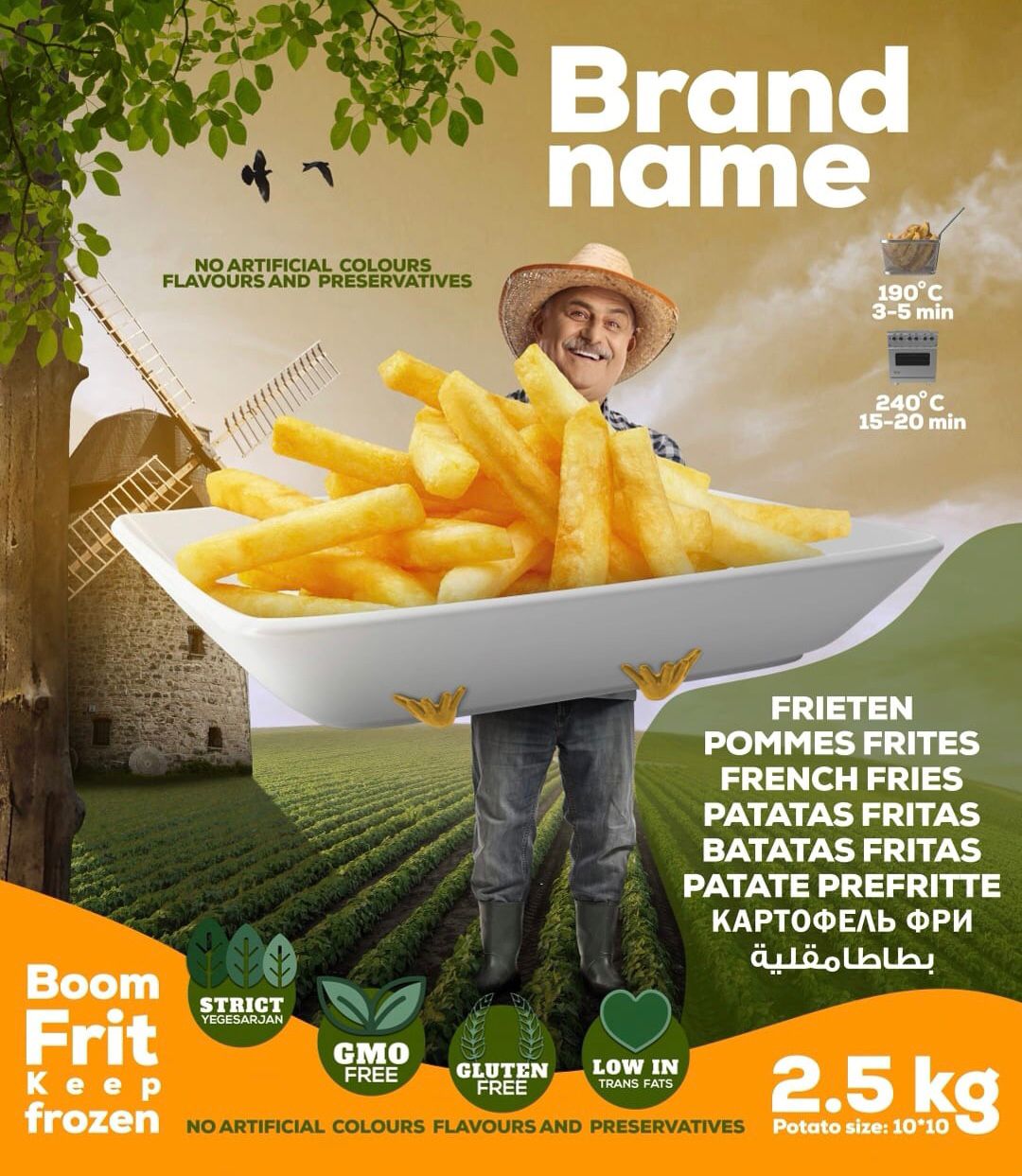 Frying freezers